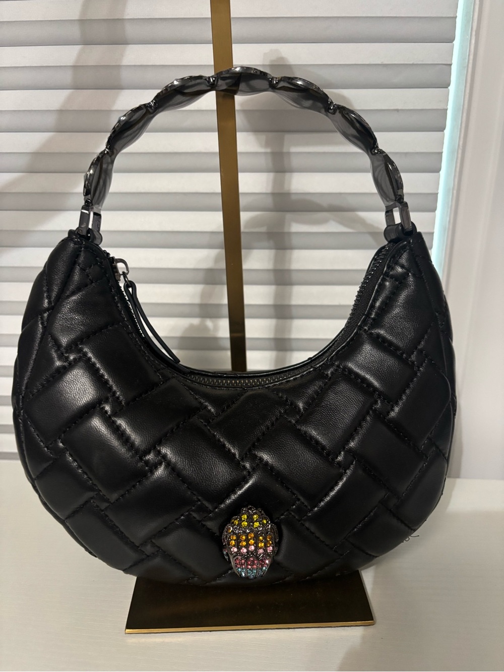 NWOT Kurt Geiger Small Octavia Bag with Rhinestones